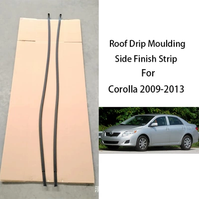 Suitable for Corolla 2009-2013 roof running water strip roof rubber strip falling water strip waterproof rubber strip on both sides (Vehicle Sealing Strip)