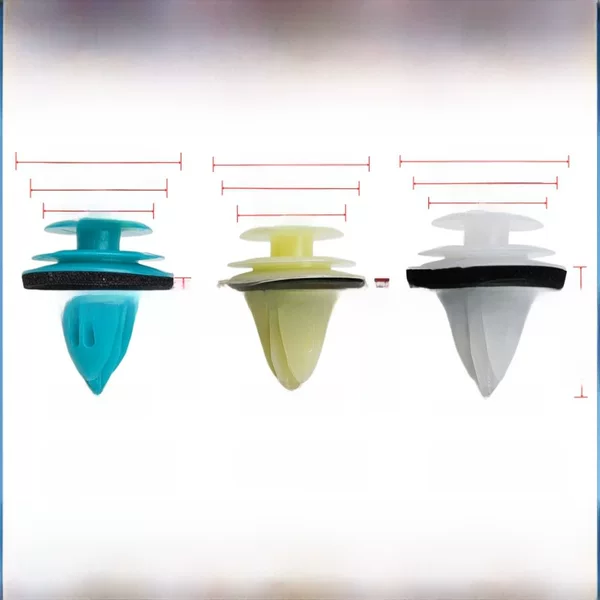 Universal Car Door Panel Clips, Car Clips, Plastic Clips with Cushioning Pads, Solid Trim Panel Fasteners
