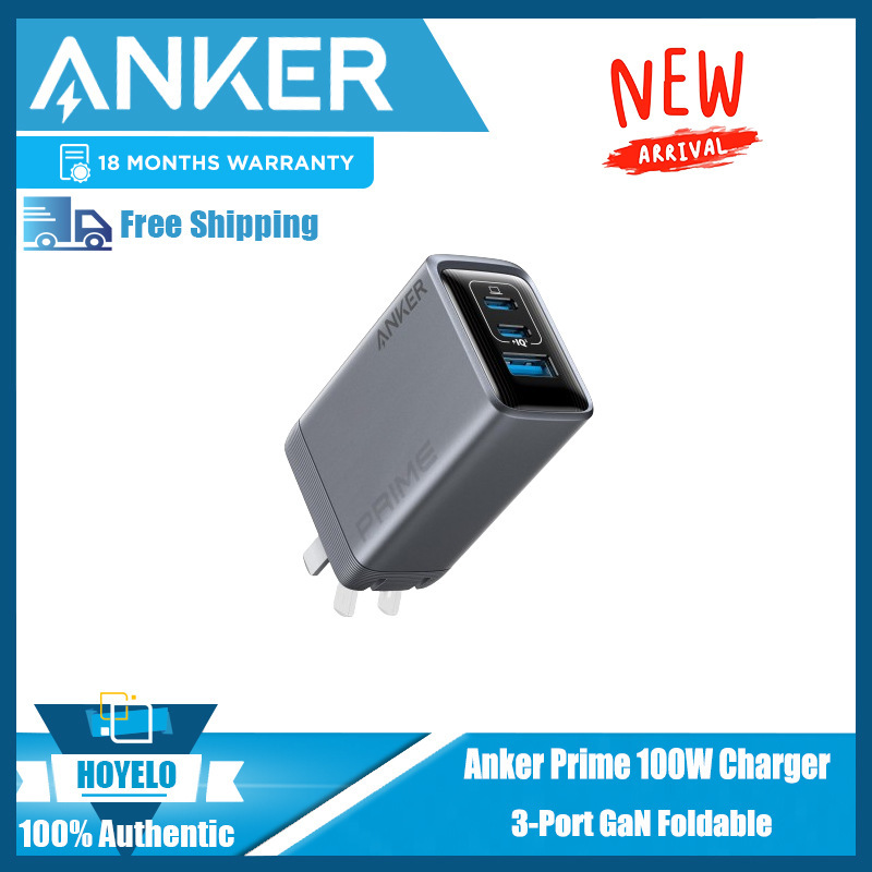 Anker Prime Anker Gallium Nitride 100W Charger Head Multi-Port Fast Charging for Apple 16 Phone ipad Anker Prime Anker Gallium Nitride 100W Charger Head Multi-Port Fast Charging for Apple 16 Phone ipad