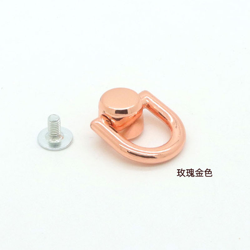 Fábrica al por mayor con anillo Heshang pezón clavo colgante hebilla DIY bolsa de transformación accesorios de equipaje tire de la hebilla del anillo