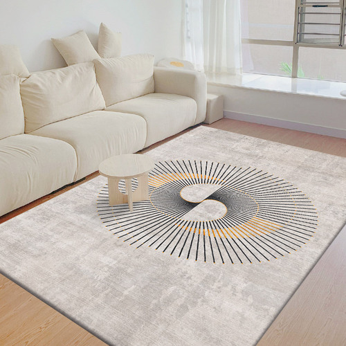 Cross-border Nordic ins imitation cashmere living room carpet bedroom bedside foot pad thickened non-slip sofa coffee table mat door mat