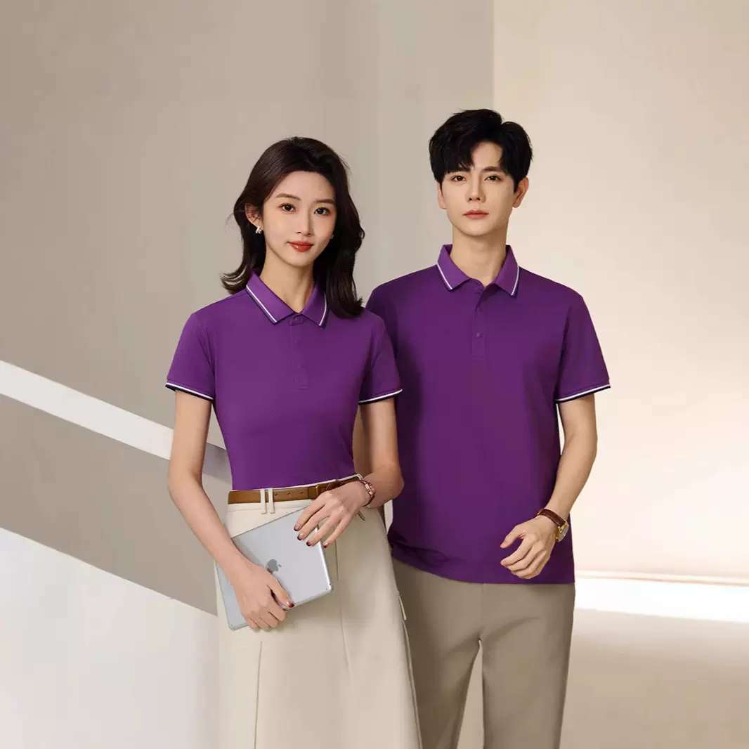 7A抗菌除臭除螨凉感男女士休闲商务短袖马球衫polo衫文化衫工作服