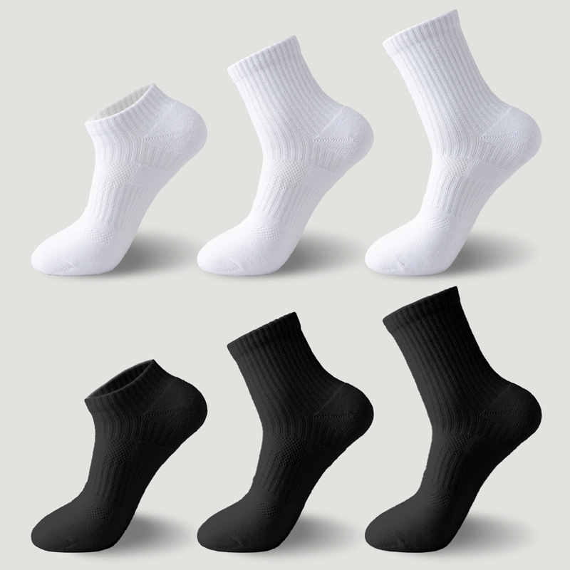 Calcetines transfronterizos para hombres al por mayor de comercio exterior calcetines de tubo transpirables de malla fina de verano, calcetines deportivos antideslizantes que absorben el sudor, desodorantes, calcetines para hombres