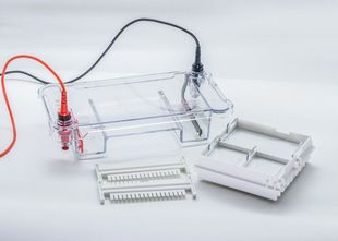 Multifunctional horizontal electrophoresis tank HE-120 full transparent thick design polycarbonate injection molding without leakage