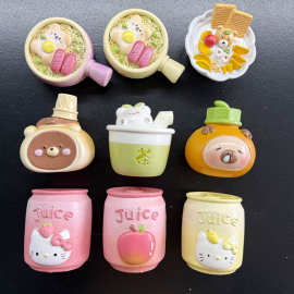 可爱卡通立体饮料易拉罐树脂磁铁冰箱贴家居装饰摆件留言磁铁贴