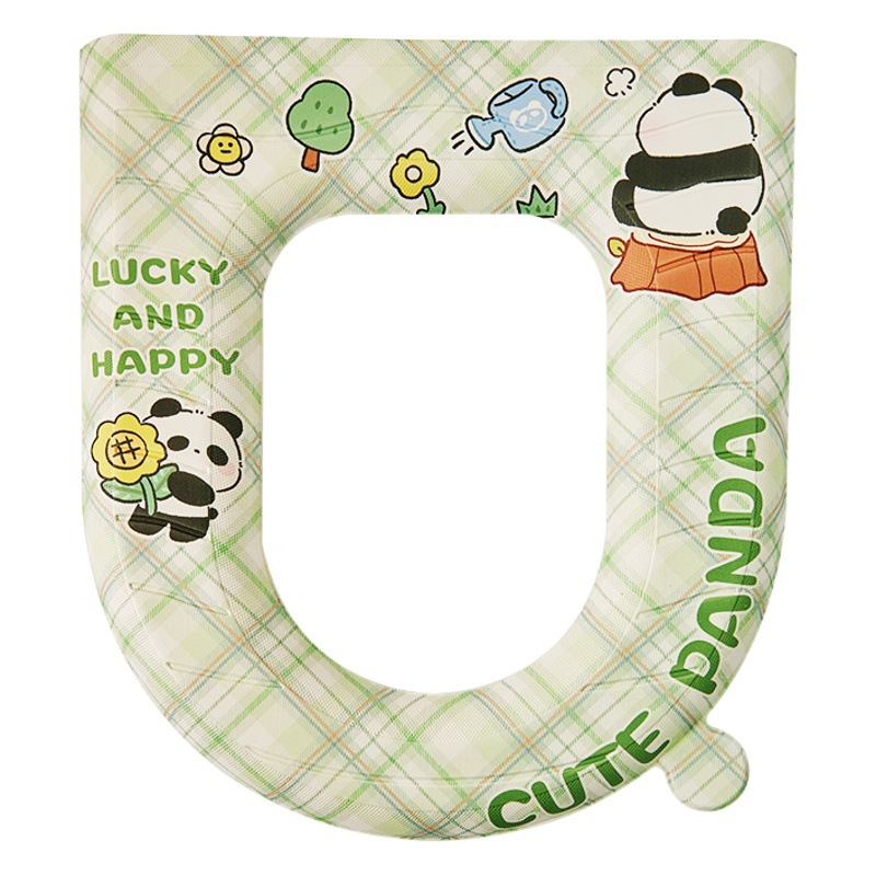 EVA asiento del inodoro lindo cuatro estaciones universal impermeable engrosada hogar asiento del inodoro anillo borrable cojín del asiento del inodoro portátil