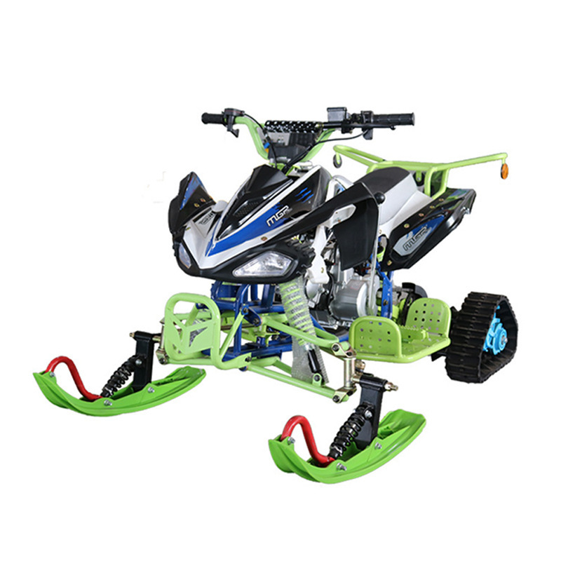 Four-Wheel Snow Crawler Sleigh Off-Road Motorcycle 125Cc/200Cc Large Adult Ice Vehicle Atv