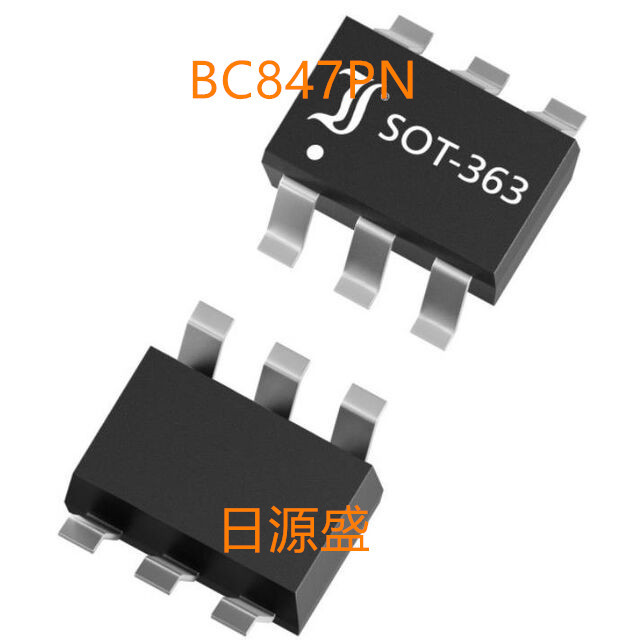 BC847PN 45V100mA100MHz表面贴装型 SOT-363 BC847PN