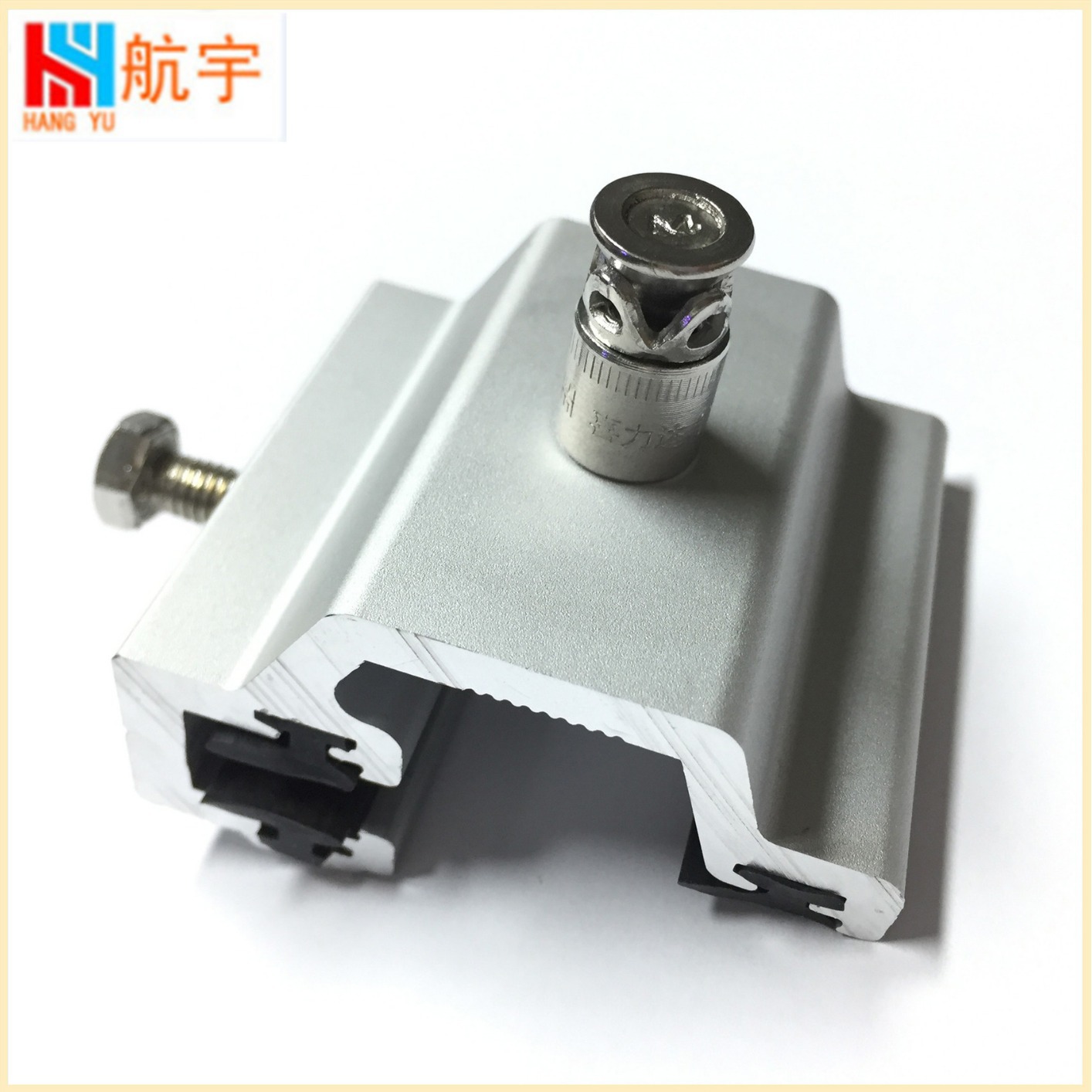 幕墙薄瓷砖耳挂铝合金挂件石材预埋螺母挂件配件调节螺丝项目采购