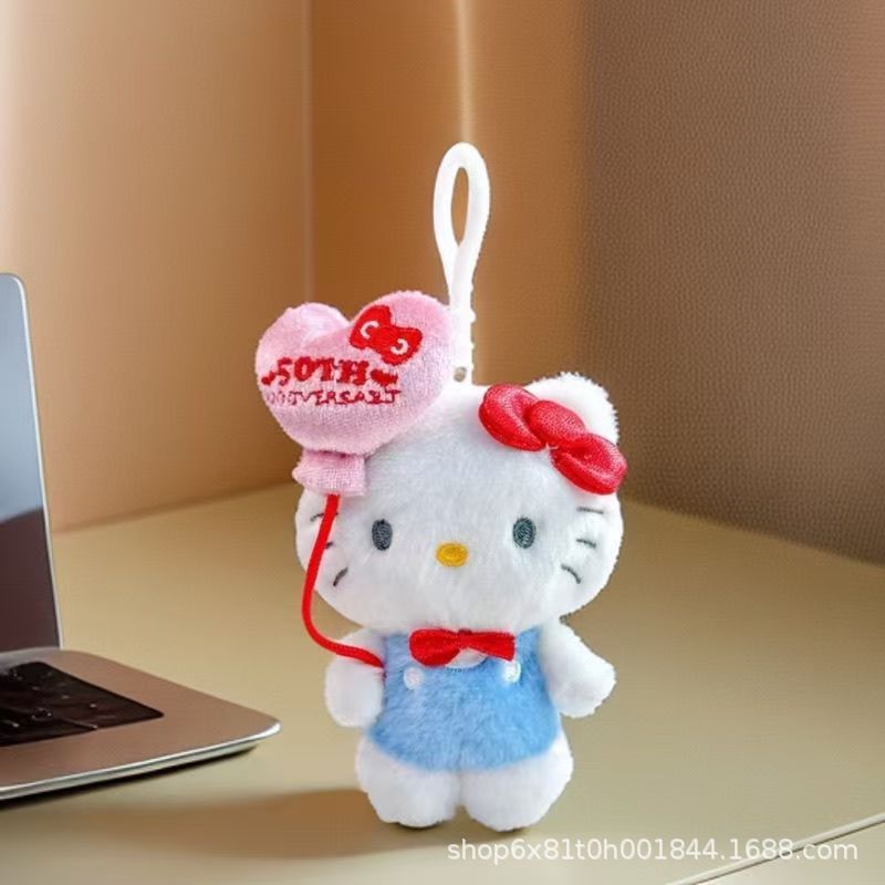 新しいハローキティのペンダントkt猫のぬいぐるみのケイティ猫のカバンに飾られたキーホルダーのペンダント人形|undefined