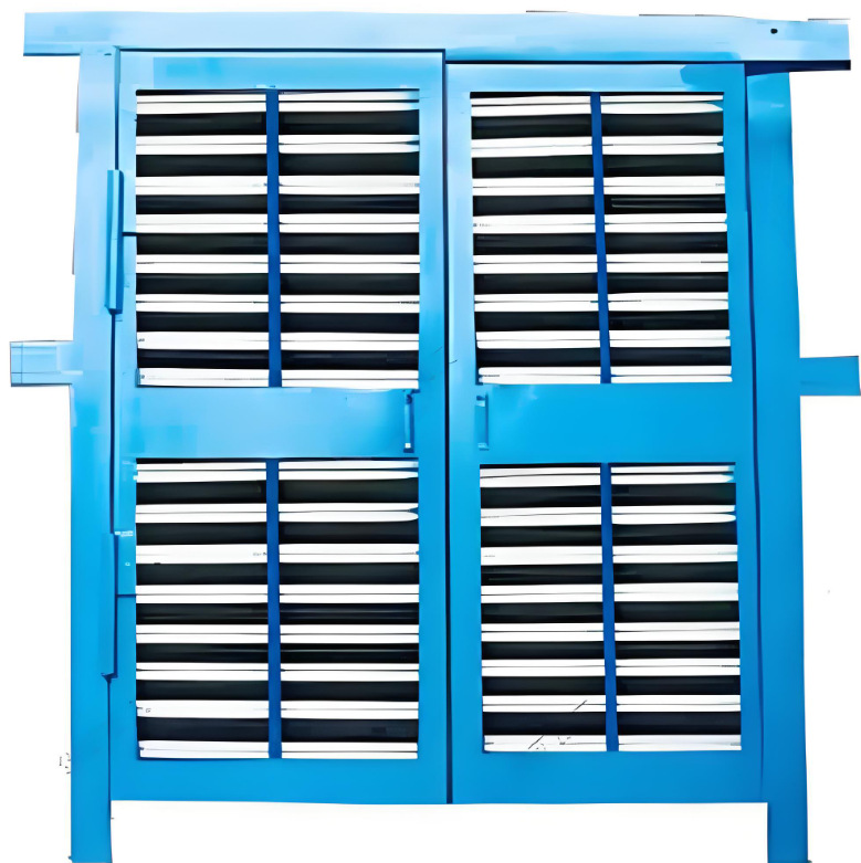 Ventana de ventilación tipo persiana ventana de ventilación sin presión minera ventana de ventilación ajustable automática fabricante