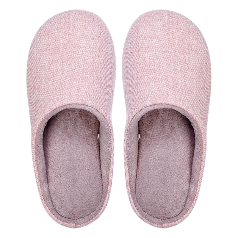 Японские саржевые зимние нескользящие домашние деревянные напольные тапочки на мягкой подошве для спальни, мужские и женские парные хлопковые тапочки на толстой подошве, простые