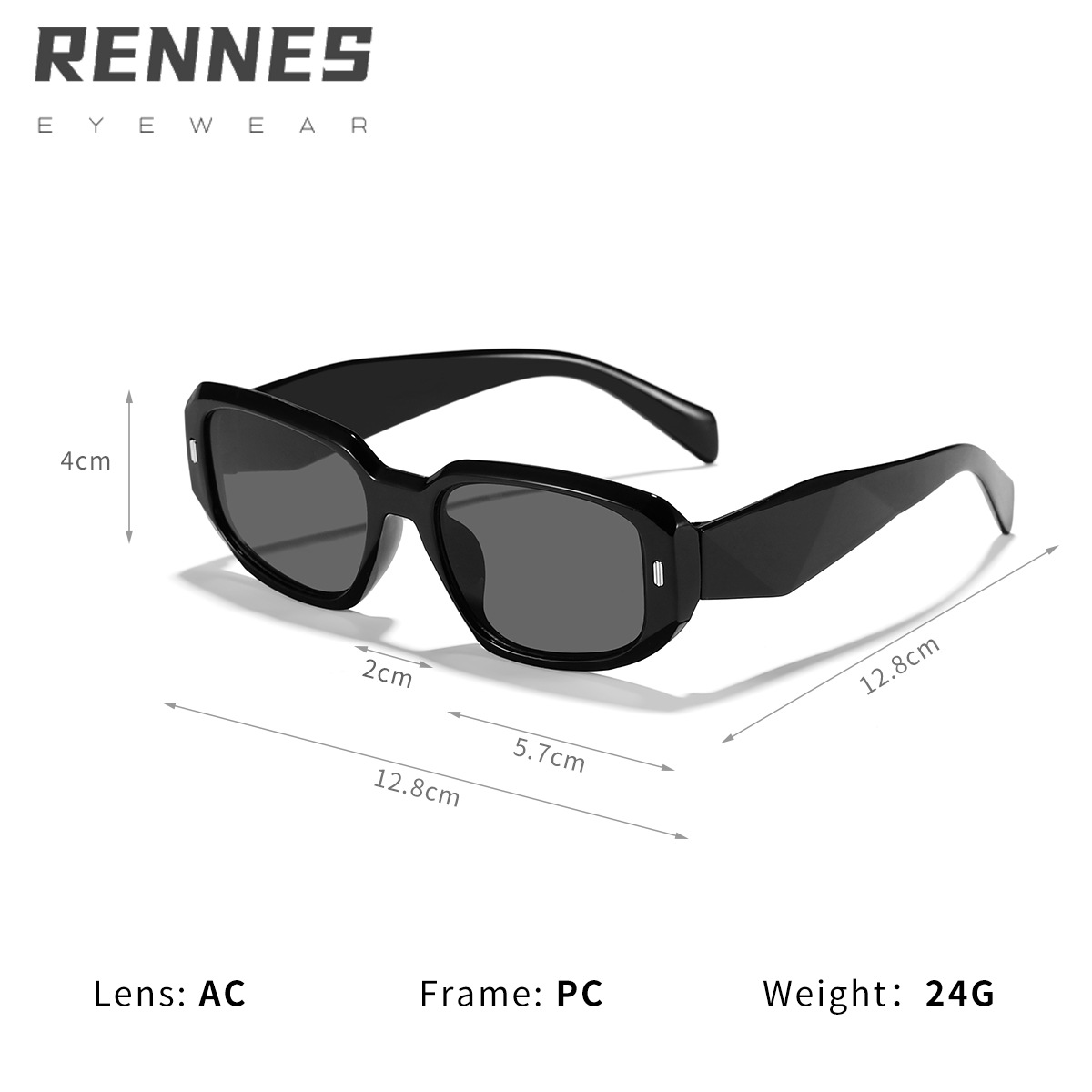 Niños nuevos al por mayor europeo y americano personalizado calle tiro pequeño marco rectangular contraste color moda todo-juego gafas de sol