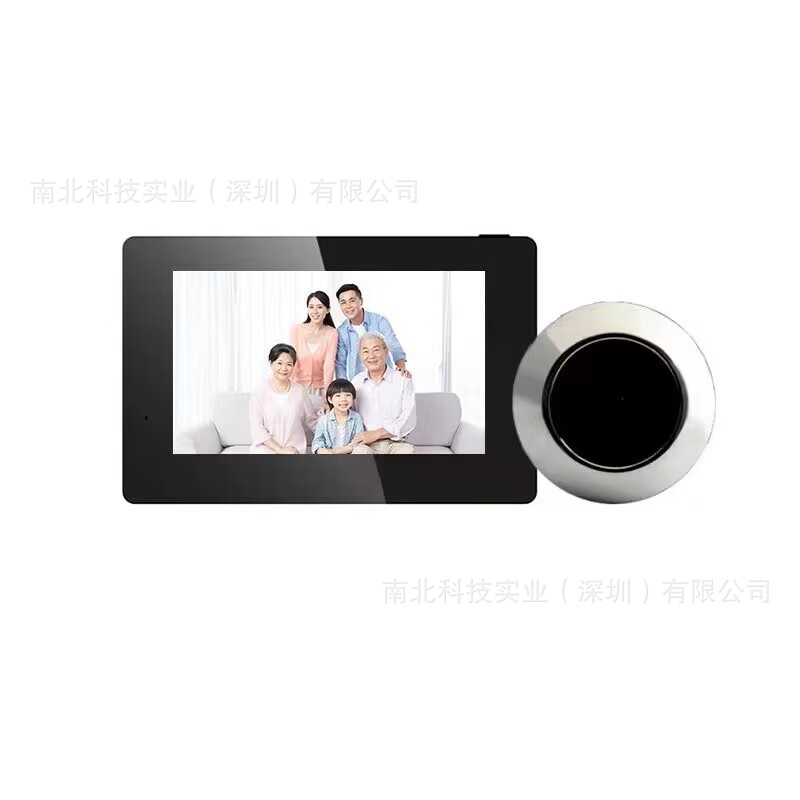 南北科技新款X1厂家直销智能可视猫眼 4.3寸隐藏式家用电子猫眼门