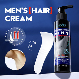 Full English Hair Removal Cream Sadoer Men's Smooth and Non-Irritating Armpit Body Hair Removal Cream Cross-Border Foreign Trade Wholesale