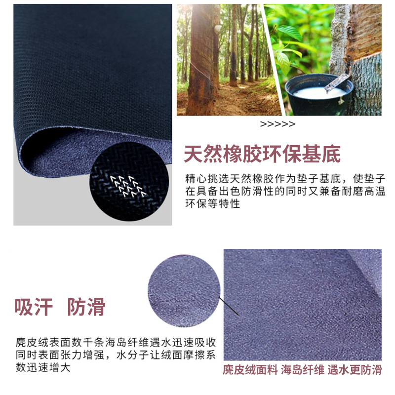 Fuente fabricantes de gamuz al por mayor, toallas antideslizantes domésticas ensanchadas, esterillas de yoga portátiles