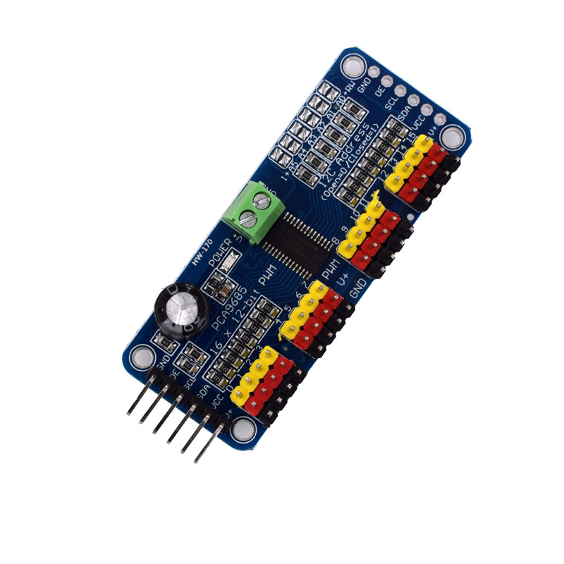 16路 PWM/Servo/舵机驱动板 控制器 机器人 IIC PCA9685