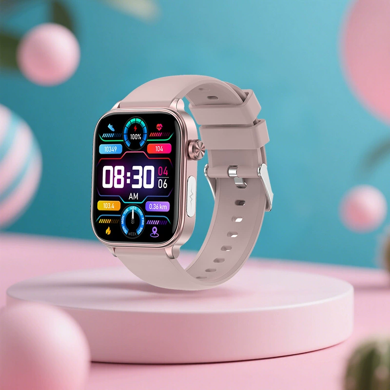 Трансграничные ET570 умные часы Bluetooth-вызов сердечного ритма температура тела сна Мониторинг здоровья спортивные часы