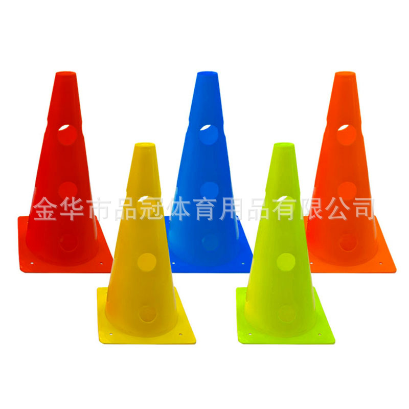 Logo cubo de entrenamiento de fútbol equipo obstáculo cubo de plástico tubo de helado engrosamiento 18/23/32/38/48cm cubo cónico