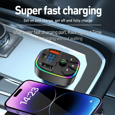 Hands-Free Call Fm Transmitter, Car mp3