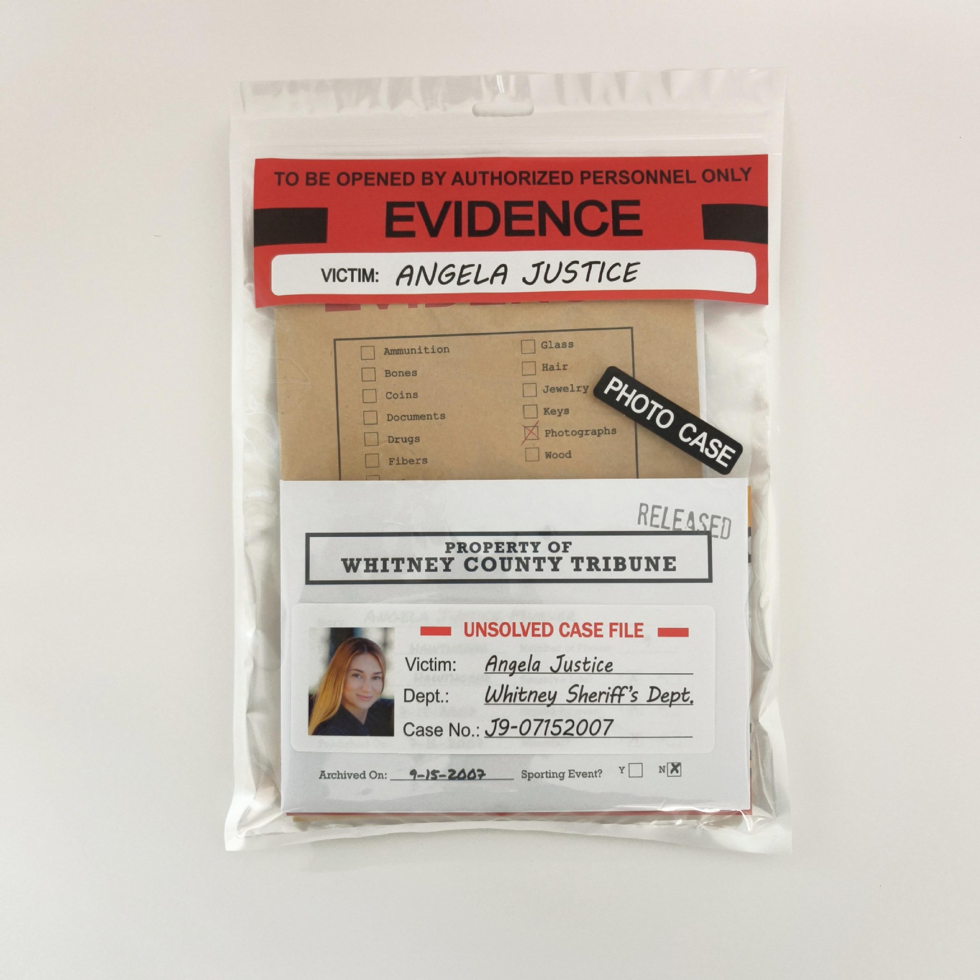 Unsolved Case Files Angela Justice Cold Case Murder Puzzle Game Who...