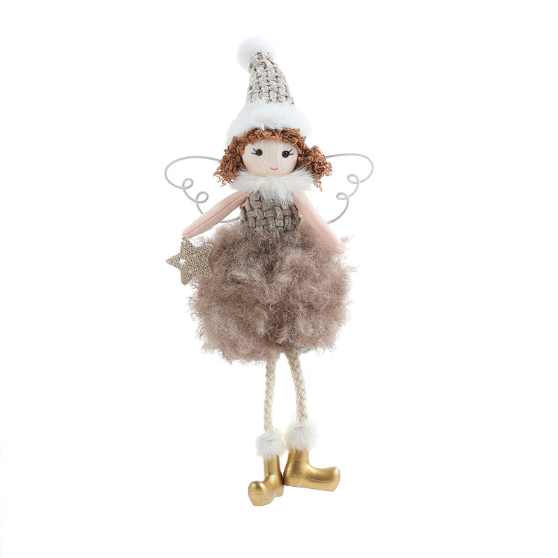 Transfronterizo de peluche Angel Girl con alas adornos adornos