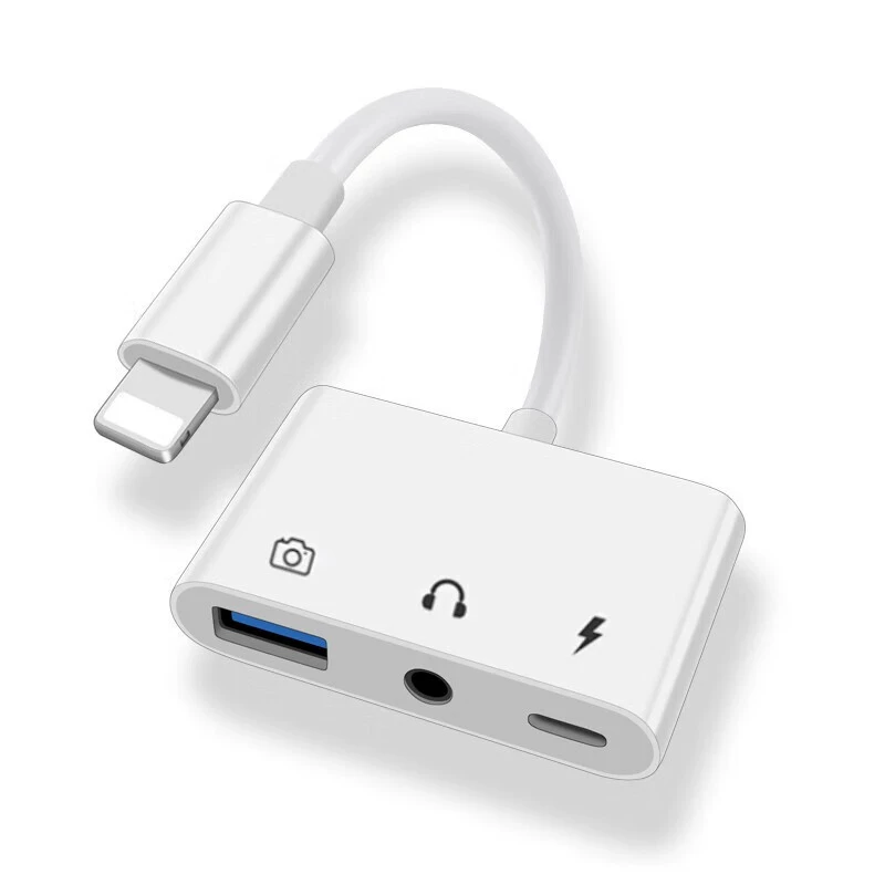Apple, multifunctional compatible mobile phone, headphones charging, three in one, 3.5mm