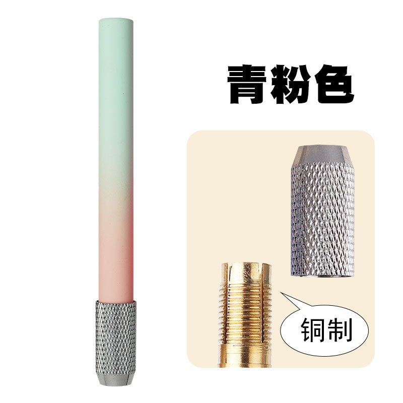 Comercio exterior suministros de arte transfronterizo extensor de lápiz de metal extensor de lápiz varilla de color de metal