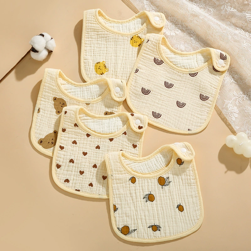 U-образное детское полотенце для слюны водонепроницаемый нагрудник марля нагрудник ребенок новорожденный хлопок нагрудник весна-лето длинная модель против рвоты
