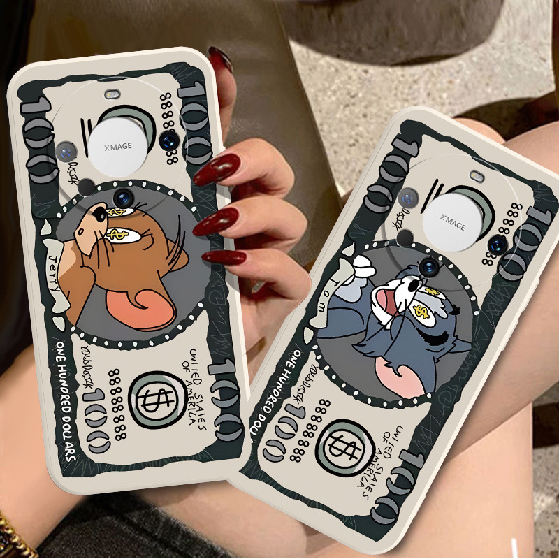 For Huawei nova12 mobile phone case glue enjoy 70Pro Huawei mate60/P70/P70Pro Jerry Tom