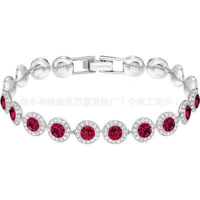 罗马红钻手链【白金色】