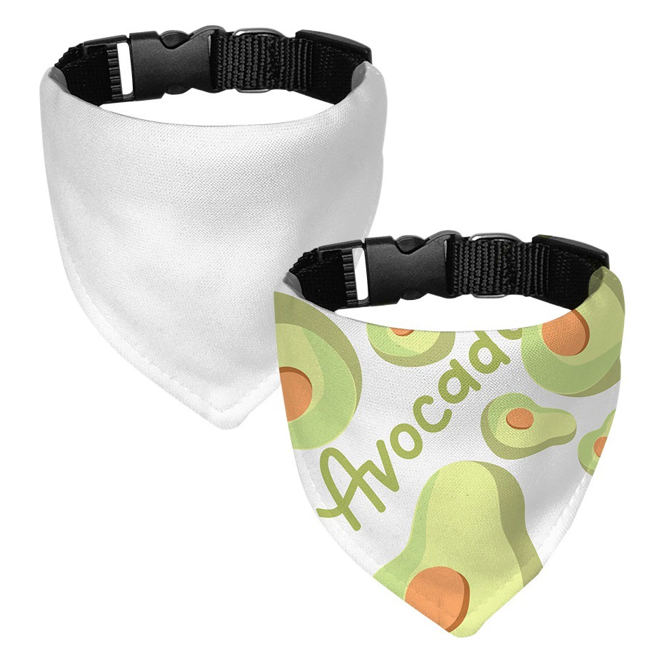 Полотенце для слюны собаки с регулируемым шейным ремнем, оптовая продажа полотенец для слюны домашних животных, термоперенос, сублимация, заготовка для полотенца для слюны домашних животных