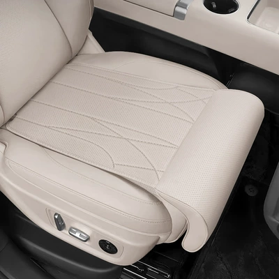 Car Thickened Seat Leg Rest Leg Extension Extended Support Cushion Long-Distance Driving Fatigue Relief Special Cushion (Multi-function pad) - thin-styleextended-leg-rest-baisha-apricot