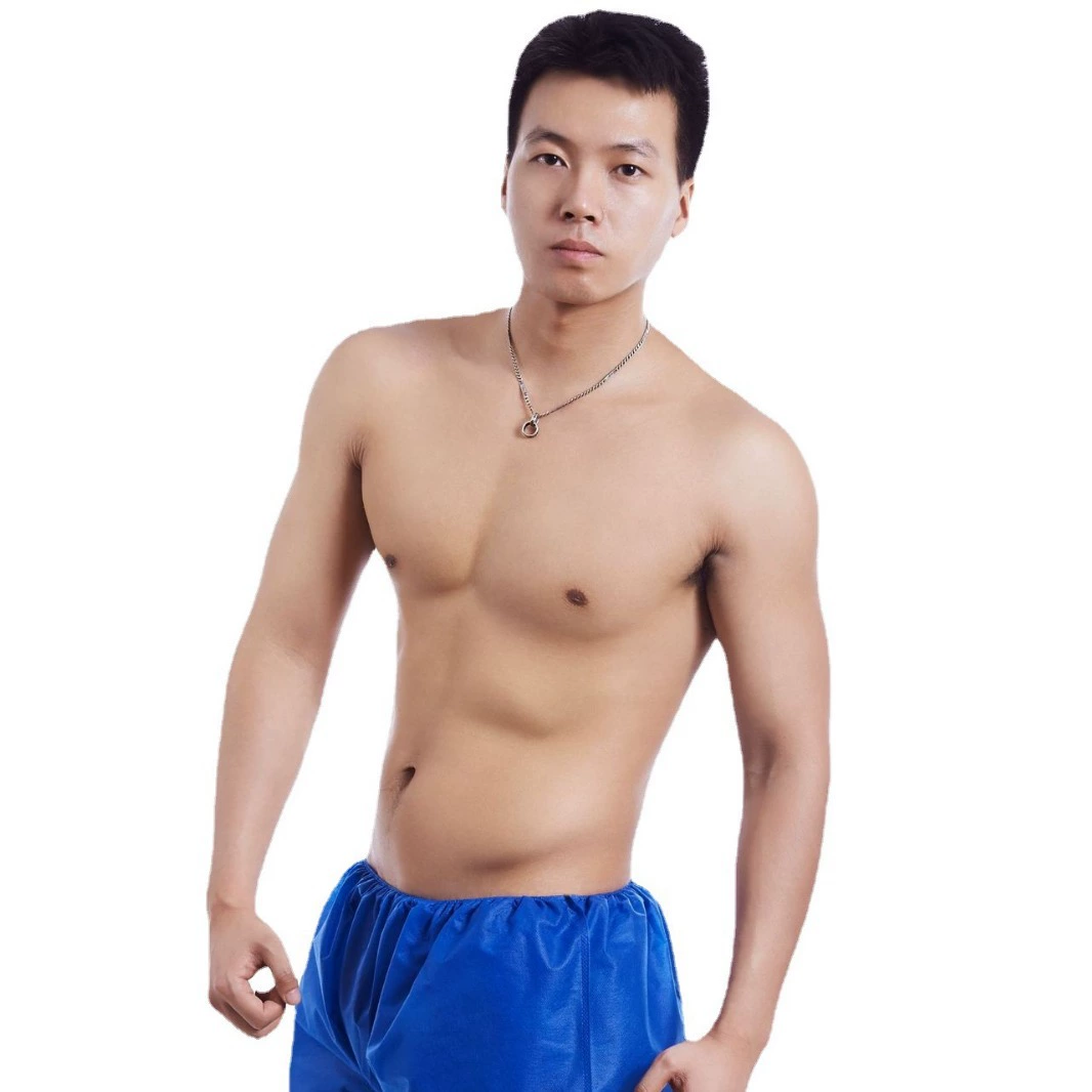 Disposable Non‑Woven Salon Shorts, Thickened Plus Size, Single‑Use Beauty Trousers