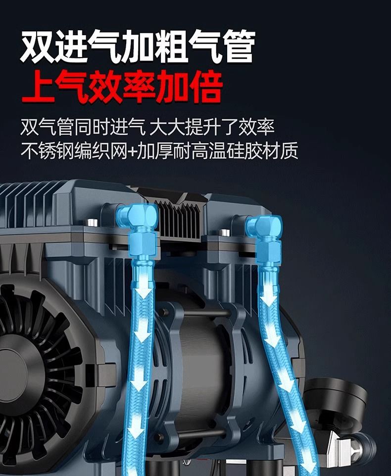 Saintpa Air Compressor 220V Silent Oil-Free Small Air Pump Industrial Grade High Pressure 10L30L55L120L150L