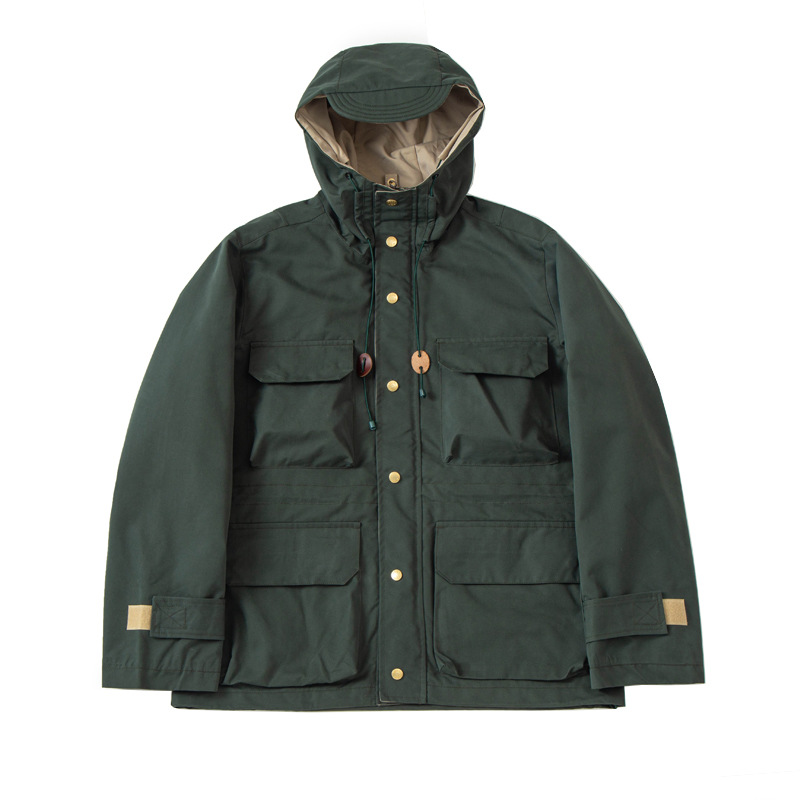 GDDQSDC chaqueta para hombres y mujeres sueltos engrosados a prueba de viento traje de Montañismo chaqueta con capucha Otoño e Invierno chaqueta de ropa de trabajo al aire libre image 7