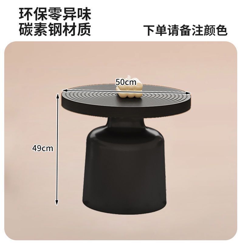 中古风实木茶几侘寂风法式复古家用客厅小户型设计师高级感茶台桌|undefined