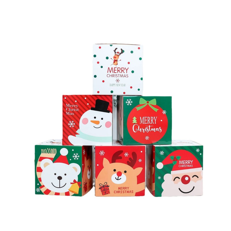 クリスマス装飾品クリスマス積み上げギフトボックスデパートスーパーのショーウインドー装飾雰囲気配置紙ギフトボックス|undefined