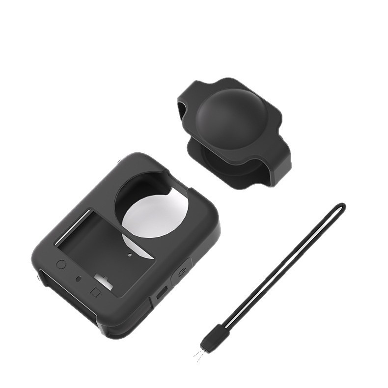 适用大疆OSMO360全景相机硅胶套镜头盖配件保护套防摔壳罩dji兔笼|undefined