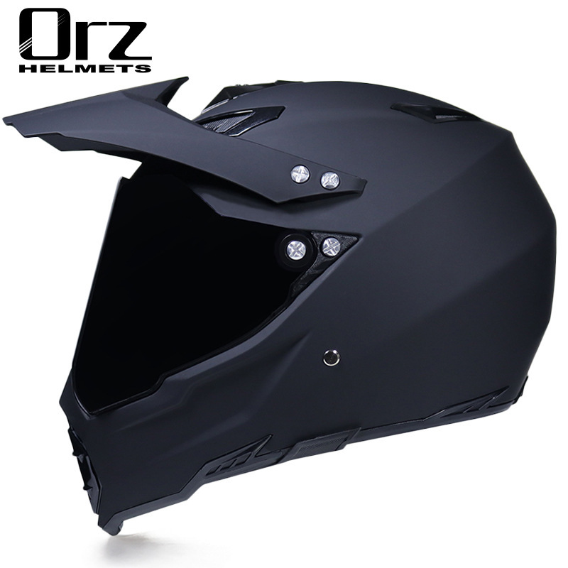 Casco de campo traviesa Casco de carreras de motos Casco de carretera Casco de doble propósito para hombres y mujeres Casco de tracción de cuatro estaciones Casco completo Orz