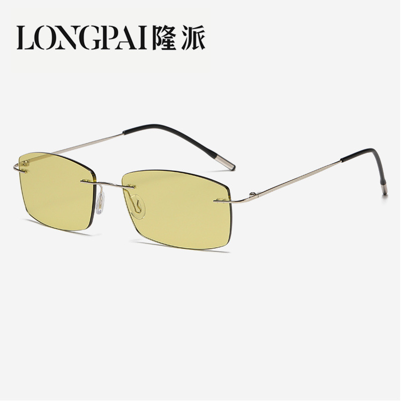 실버 프레임 - 노란색에서 회색까지의 청색광 방지