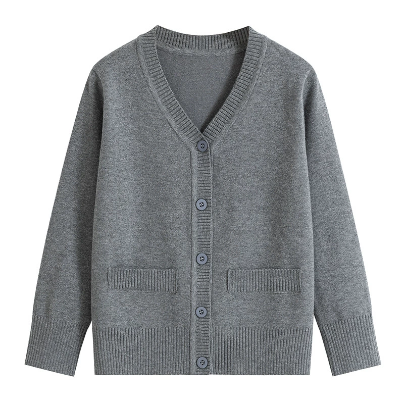 Uniform, long-sleeve, children's jacket, sweater, cardigan, knitted flower boy costume, family style, for teenagers, wholesale