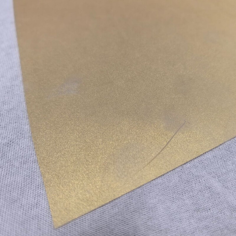 DTF金粉烫画膜 服装纺织专用耐水洗热转印闪粉亮金烫金膜卷材|undefined