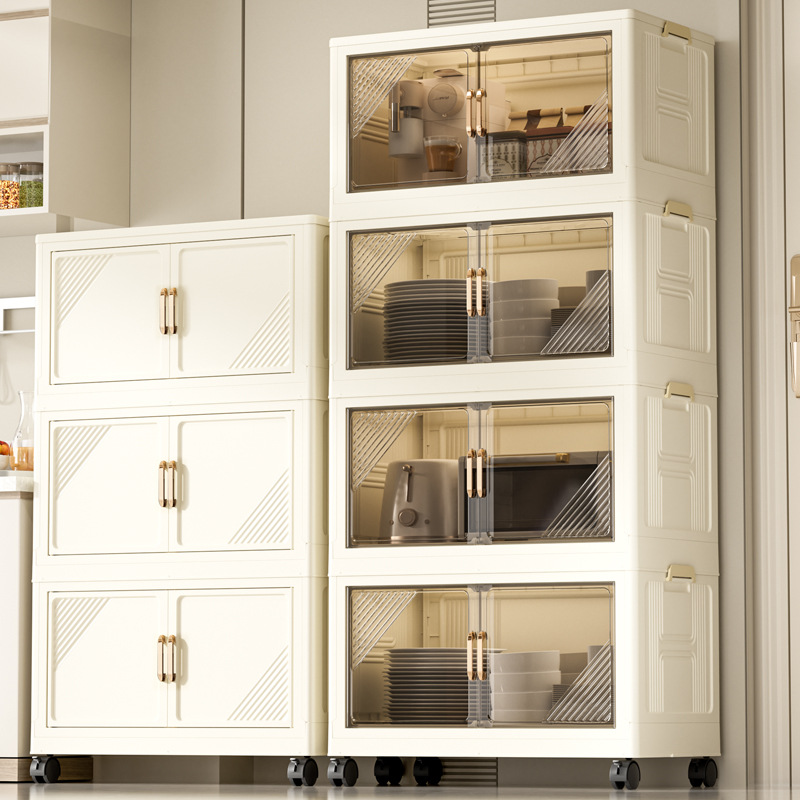 免安裝收納櫃家用兒童衣櫃整理寶寶衣服臥室儲物櫃零食塑料置物櫃