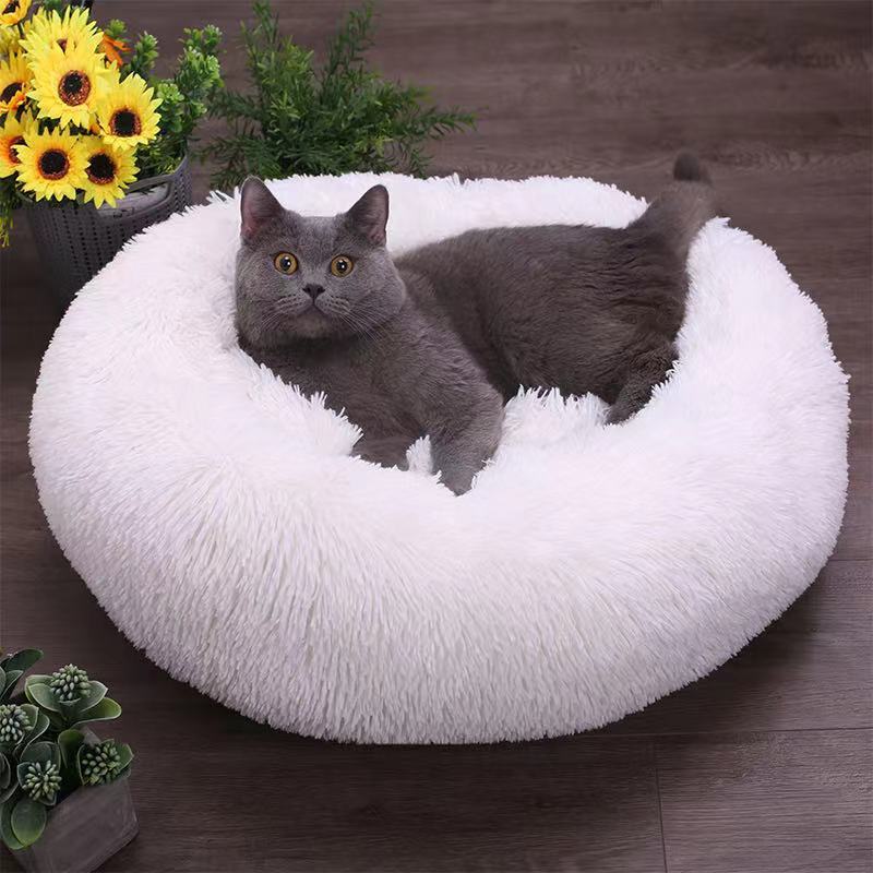 犬の巣の猫の巣の長い毛の円形の犬の巣のpvの毛のペットの巣のマットのメーカーは自分で商品の輸出の犬の巣の猫の巣を生産します。|undefined