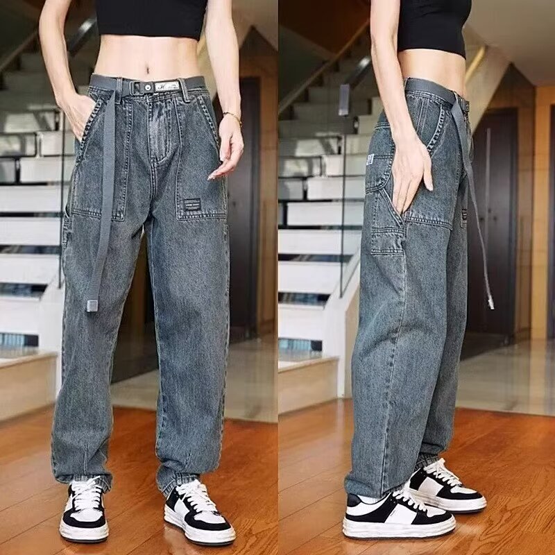 Trendy Vintage Straight-Leg Jeans for Men