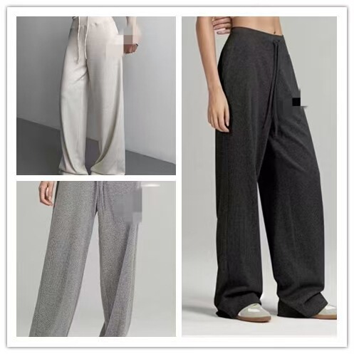 Women's Spring and Autumn German Velvet Three-Color Casual Pants, Loose and Comfortable Sports Outdoor Wide-Leg Straight Pants Women's Spring and Autumn German Velvet Three-Color Casual Pants, Loose and Comfortable Sports Outdoor Wide-Leg Straight Pants
