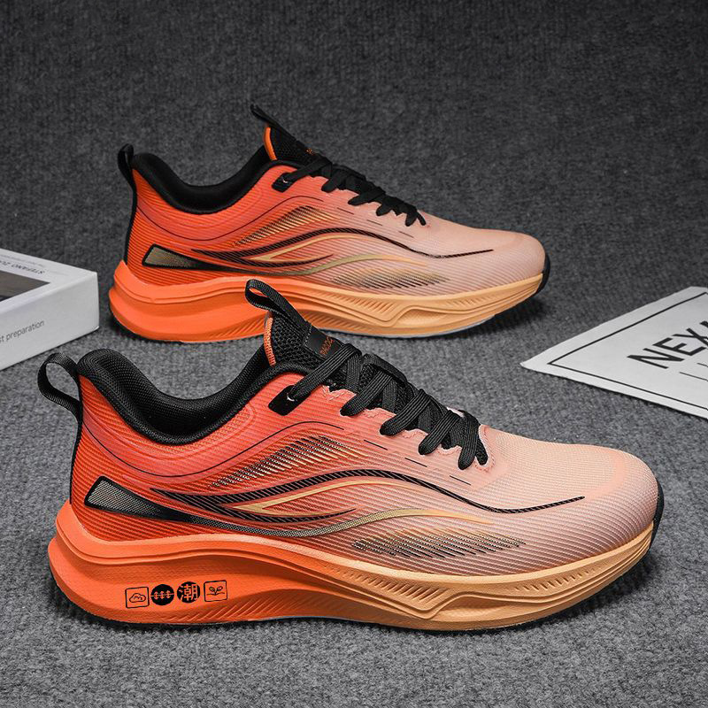 Zapatos para hombre, nuevo estilo, ligeros, transpirables, deportivos, informales, con suela blanda, cómodos, para estudiantes deportistas y entrenamiento.