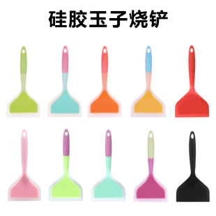 Silicone Jade spatula thick all-inclusive Steak Pizza wide mouth spatula non-stick pan large spatula silicone kitchenware