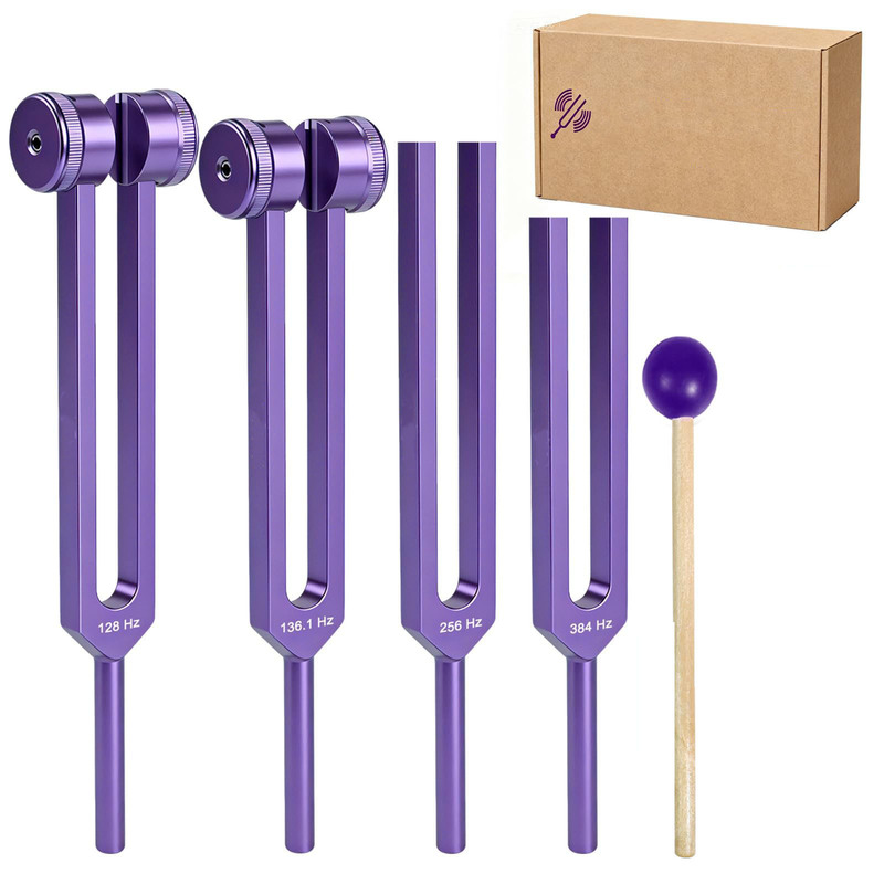 Healing Tuning Fork Set 4 Frequency Tuning Forks 128Hz 136.1Hz 256Hz 384Hz Yoga Meditation Healing Tuning Fork Set 4 Frequency Tuning Forks 128Hz 136.1Hz 256Hz 384Hz Yoga Meditation
